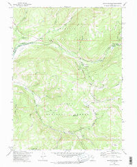Soapstone Basin Utah Historical topographic map, 1:24000 scale, 7.5 X 7.5 Minute, Year 1972