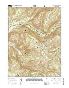 Soapstone Basin Utah Current topographic map, 1:24000 scale, 7.5 X 7.5 Minute, Year 2014