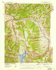 Soldier Summit Utah Historical topographic map, 1:62500 scale, 15 X 15 Minute, Year 1939