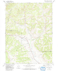Soldier Summit Utah Historical topographic map, 1:24000 scale, 7.5 X 7.5 Minute, Year 1978