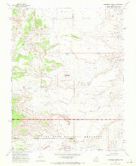 Solomons Temple Utah Historical topographic map, 1:24000 scale, 7.5 X 7.5 Minute, Year 1968