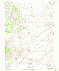 Solomons Temple Utah Historical topographic map, 1:24000 scale, 7.5 X 7.5 Minute, Year 1968