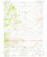 Solomons Temple Utah Historical topographic map, 1:24000 scale, 7.5 X 7.5 Minute, Year 1968