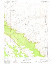 Sooner Bench Utah Historical topographic map, 1:24000 scale, 7.5 X 7.5 Minute, Year 1968