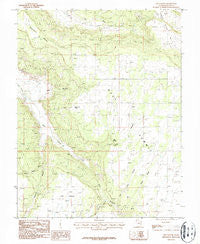 Sop Canyon Utah Historical topographic map, 1:24000 scale, 7.5 X 7.5 Minute, Year 1987