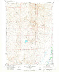 South Lake Utah Historical topographic map, 1:24000 scale, 7.5 X 7.5 Minute, Year 1969