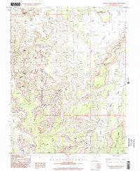 South Six-Shooter Peak Utah Historical topographic map, 1:24000 scale, 7.5 X 7.5 Minute, Year 1997