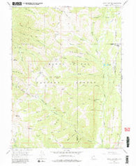 South Tent Mountain Utah Historical topographic map, 1:24000 scale, 7.5 X 7.5 Minute, Year 1966