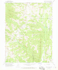 South Tent Mtn Utah Historical topographic map, 1:24000 scale, 7.5 X 7.5 Minute, Year 1966