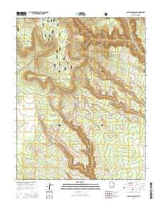 South Long Point Utah Current topographic map, 1:24000 scale, 7.5 X 7.5 Minute, Year 2014
