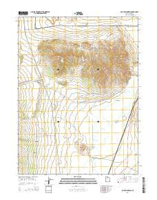 South Mountain Utah Current topographic map, 1:24000 scale, 7.5 X 7.5 Minute, Year 2014