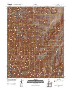 South Six-shooter Peak Utah Historical topographic map, 1:24000 scale, 7.5 X 7.5 Minute, Year 2010
