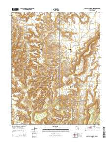 South Six-shooter Peak Utah Current topographic map, 1:24000 scale, 7.5 X 7.5 Minute, Year 2014