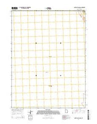 South of Big Pass Utah Current topographic map, 1:24000 scale, 7.5 X 7.5 Minute, Year 2014