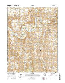 Southam Canyon Utah Current topographic map, 1:24000 scale, 7.5 X 7.5 Minute, Year 2014