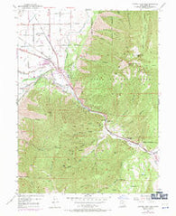 Spanish Fork Peak Utah Historical topographic map, 1:24000 scale, 7.5 X 7.5 Minute, Year 1949