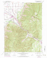 Spanish Fork Peak Utah Historical topographic map, 1:24000 scale, 7.5 X 7.5 Minute, Year 1949