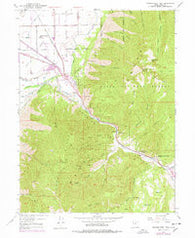 Spanish Fork Peak Utah Historical topographic map, 1:24000 scale, 7.5 X 7.5 Minute, Year 1949