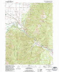 Spanish Fork Peak Utah Historical topographic map, 1:24000 scale, 7.5 X 7.5 Minute, Year 1994