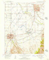 Spanish Fork Utah Historical topographic map, 1:24000 scale, 7.5 X 7.5 Minute, Year 1948