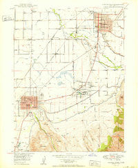 Spanish Fork Utah Historical topographic map, 1:24000 scale, 7.5 X 7.5 Minute, Year 1950
