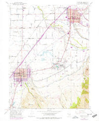 Spanish Fork Utah Historical topographic map, 1:24000 scale, 7.5 X 7.5 Minute, Year 1948