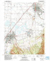 Spanish Fork Utah Historical topographic map, 1:24000 scale, 7.5 X 7.5 Minute, Year 1994