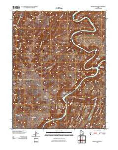 Spanish Bottom Utah Historical topographic map, 1:24000 scale, 7.5 X 7.5 Minute, Year 2010