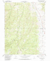 Spencer Canyon Utah Historical topographic map, 1:24000 scale, 7.5 X 7.5 Minute, Year 1979