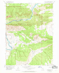 Split Mountain Utah Historical topographic map, 1:24000 scale, 7.5 X 7.5 Minute, Year 1955