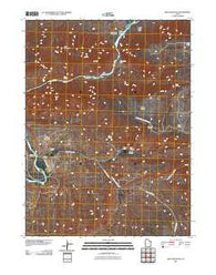 Split Mountain Utah Historical topographic map, 1:24000 scale, 7.5 X 7.5 Minute, Year 2011