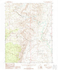Spotted Wolf Canyon Utah Historical topographic map, 1:24000 scale, 7.5 X 7.5 Minute, Year 1988