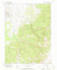 Spring City Utah Historical topographic map, 1:24000 scale, 7.5 X 7.5 Minute, Year 1966