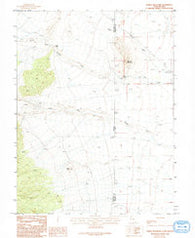 Spring Mountain Utah Historical topographic map, 1:24000 scale, 7.5 X 7.5 Minute, Year 1986