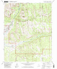 Springdale East Utah Historical topographic map, 1:24000 scale, 7.5 X 7.5 Minute, Year 1980
