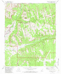 Springdale East Utah Historical topographic map, 1:24000 scale, 7.5 X 7.5 Minute, Year 1980