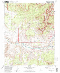 Springdale West Utah Historical topographic map, 1:24000 scale, 7.5 X 7.5 Minute, Year 1980