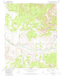 Springdale West Utah Historical topographic map, 1:24000 scale, 7.5 X 7.5 Minute, Year 1980