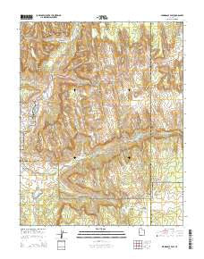 Springdale East Utah Current topographic map, 1:24000 scale, 7.5 X 7.5 Minute, Year 2014