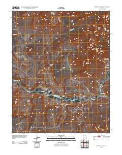 Springdale West Utah Historical topographic map, 1:24000 scale, 7.5 X 7.5 Minute, Year 2011