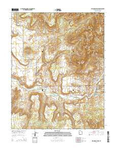 Springdale West Utah Current topographic map, 1:24000 scale, 7.5 X 7.5 Minute, Year 2014