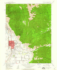 Springville Utah Historical topographic map, 1:24000 scale, 7.5 X 7.5 Minute, Year 1948