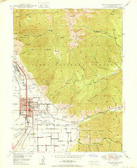 Springville Utah Historical topographic map, 1:24000 scale, 7.5 X 7.5 Minute, Year 1950