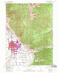Springville Utah Historical topographic map, 1:24000 scale, 7.5 X 7.5 Minute, Year 1948