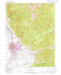 Springville Utah Historical topographic map, 1:24000 scale, 7.5 X 7.5 Minute, Year 1948