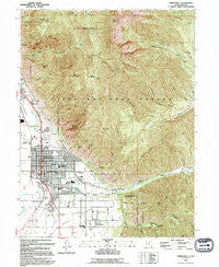Springville Utah Historical topographic map, 1:24000 scale, 7.5 X 7.5 Minute, Year 1993