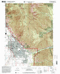 Springville Utah Historical topographic map, 1:24000 scale, 7.5 X 7.5 Minute, Year 1998