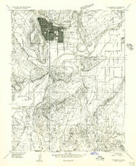 St. George SE Utah Historical topographic map, 1:24000 scale, 7.5 X 7.5 Minute, Year 1956