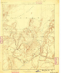 St. George Utah Historical topographic map, 1:250000 scale, 1 X 1 Degree, Year 1885