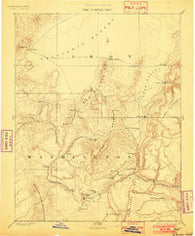 St. George Utah Historical topographic map, 1:250000 scale, 1 X 1 Degree, Year 1891
